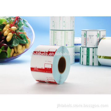 Hot sale supermarket E-scale price direct thermal self adhesive label 38*56 retail pricing labels